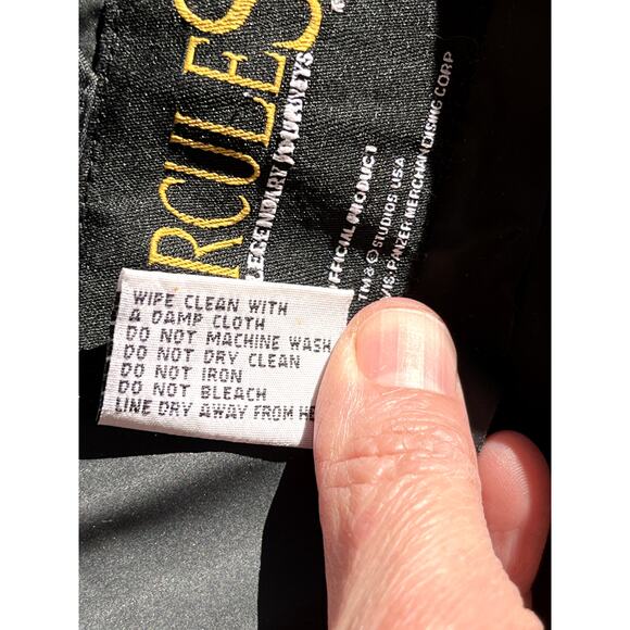 90s Hercules Legendary Journeys Packable Hooded Rain Jacket Coat Mens XXXL - Picture 11 of 11